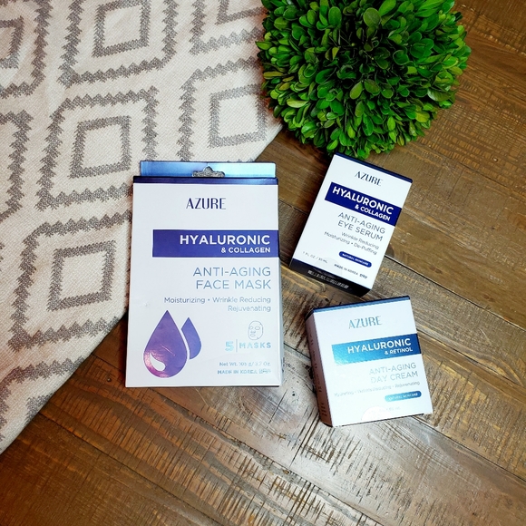 Hyaluronic Acid & Collagen Facial Serum Set By Azure Hyaluronic - Picture 2 of 14